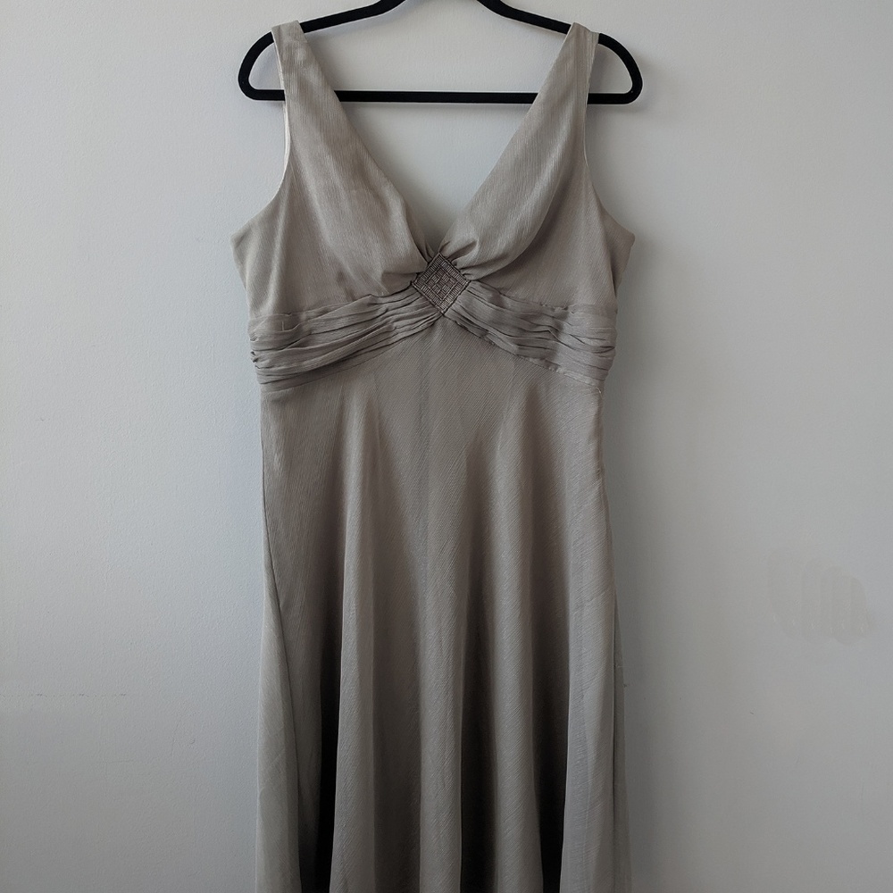Flowy beaded accent dress